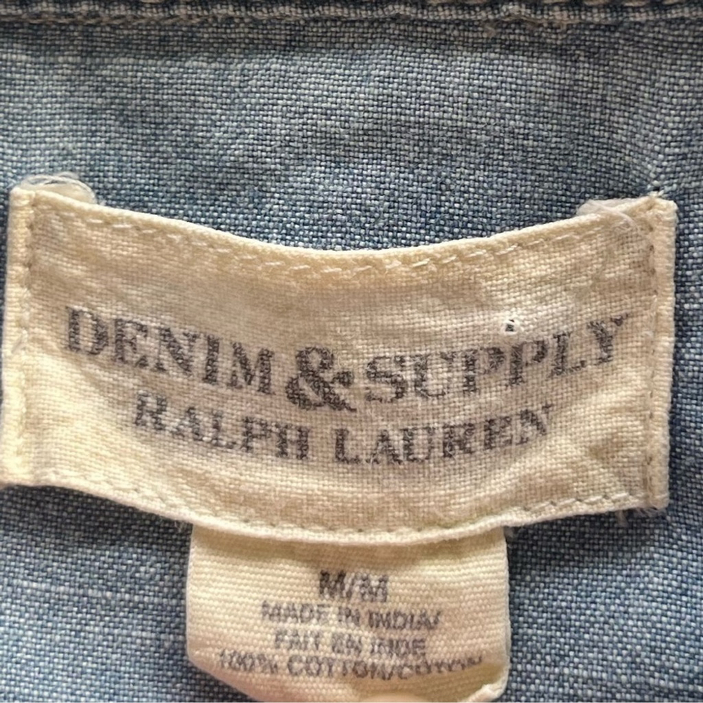 Denim and Supply Ralph Lauren Blue Button Down Shirt - Picture 5 of 11